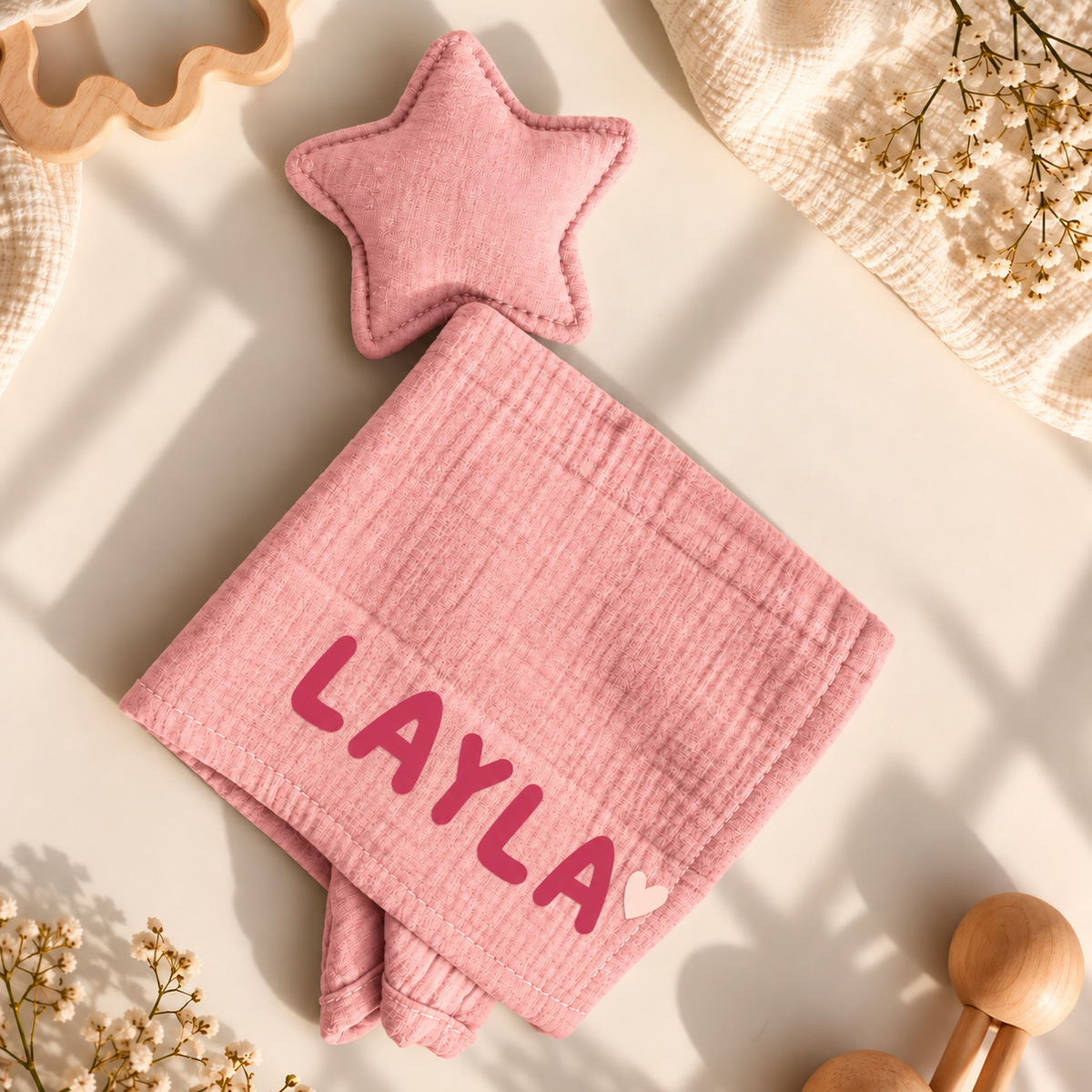 Customized Muslin Burp Cloth