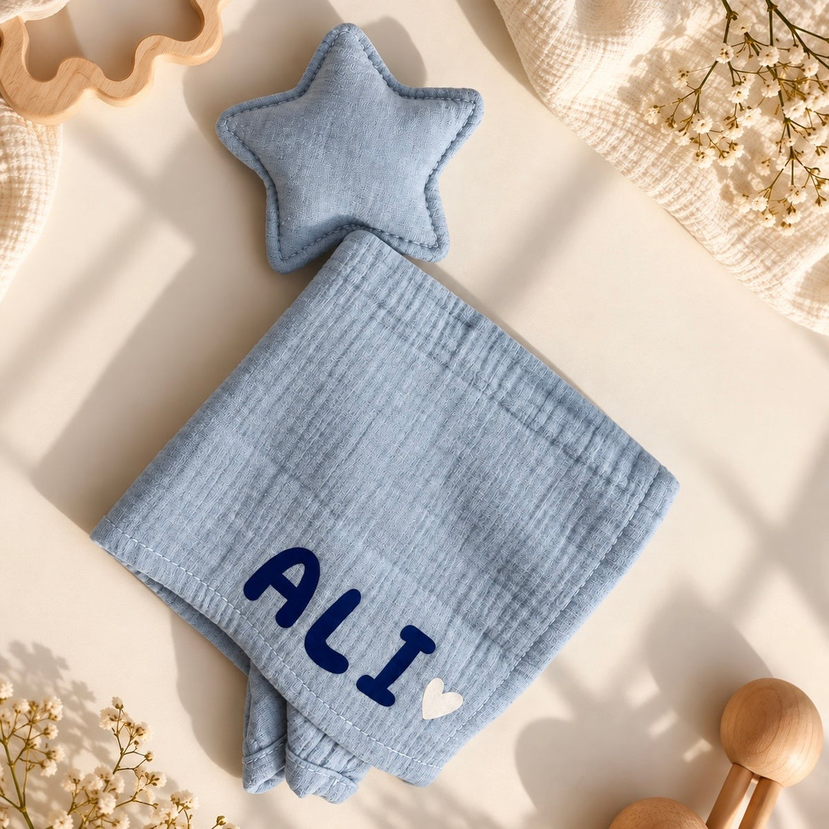 Customized Muslin Burp Cloth